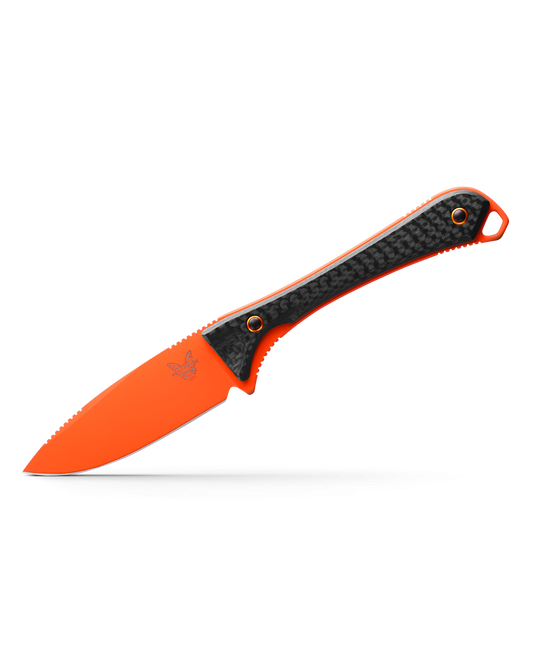 Benchmade Altitude 15201OR 3.08in S90V Orange Blade Carbon Fiber Handles