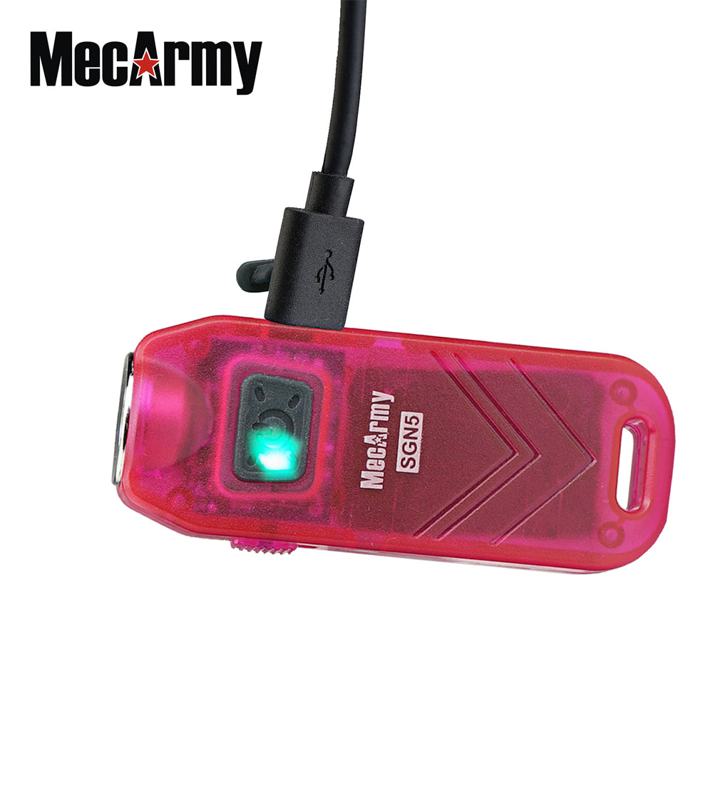 MecArmy SGN5 560 Lumen Rechargable Polymer Battery CREE XP-G2 S3 LED Flashlight-Rose