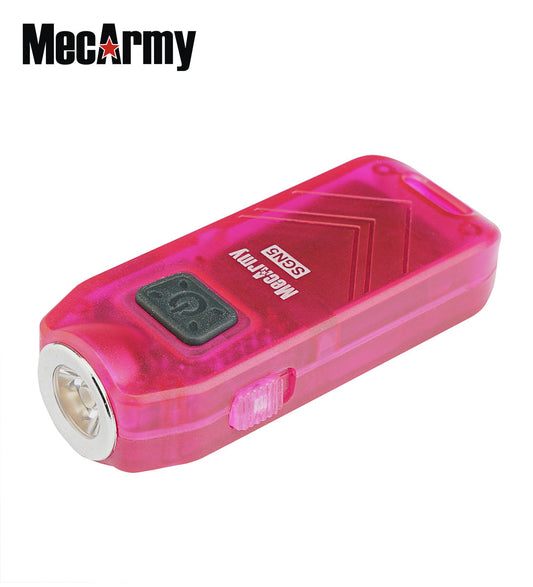 MecArmy SGN5 560 Lumen Rechargable Polymer Battery CREE XP-G2 S3 LED Flashlight-Rose