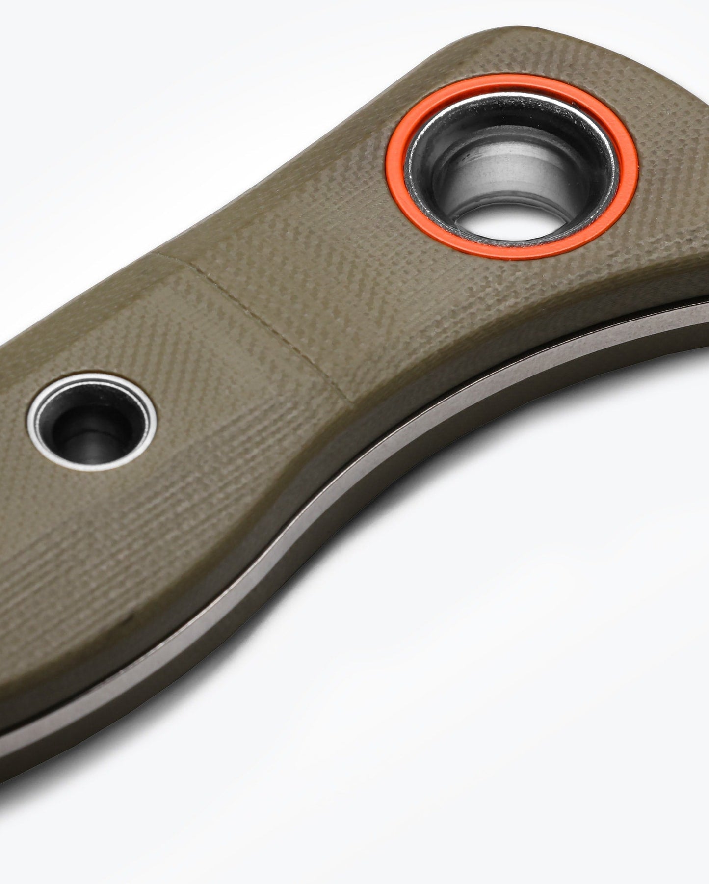 Benchmade Meatcrafter 15500-3 OD Green G10 handle with orange accent ring