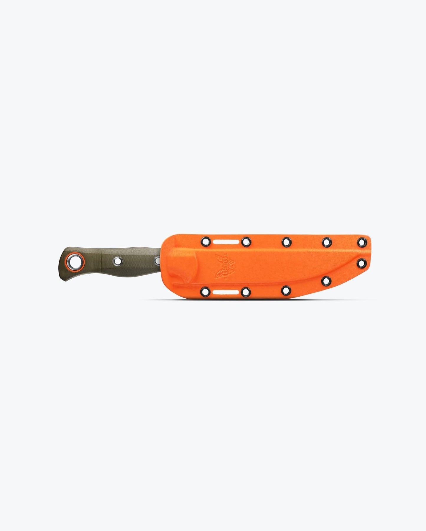 Benchmade Meatcrafter 15500-3 with orange Boltaron sheath