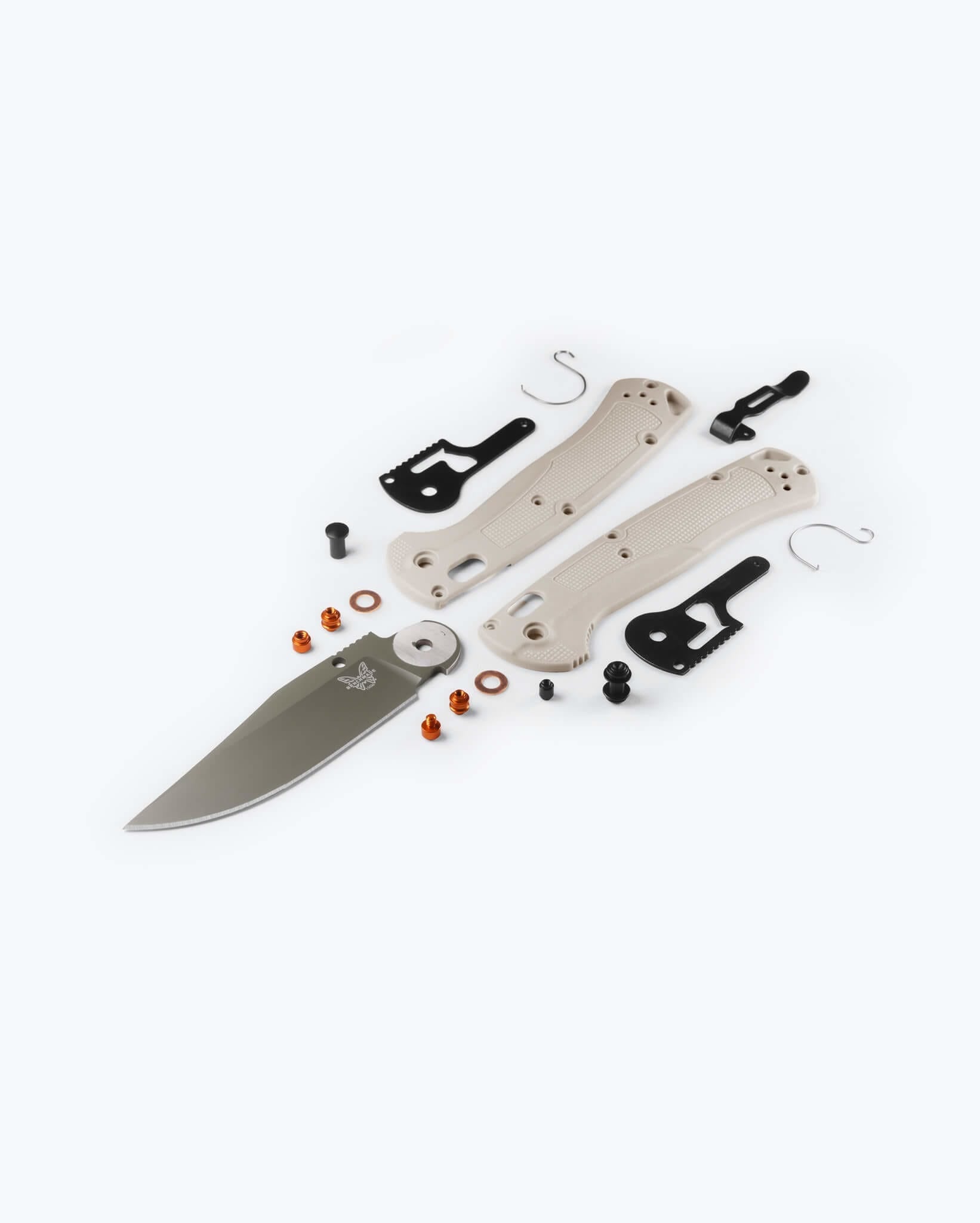 Benchmade Taggedout 15536GN-01 exploded parts view