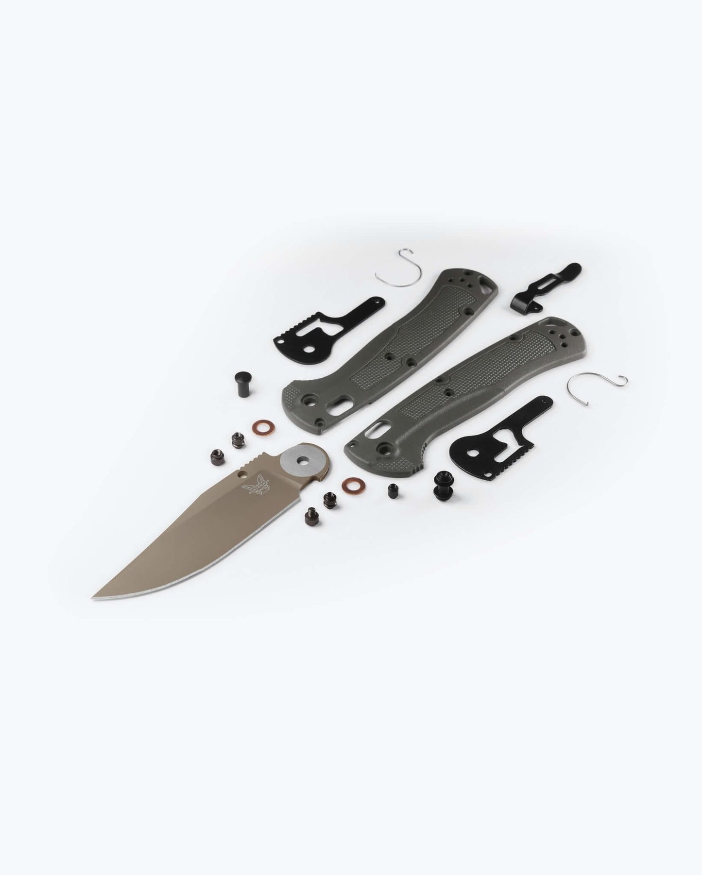 Benchmade Taggedout 15536TN-02 exploded parts view