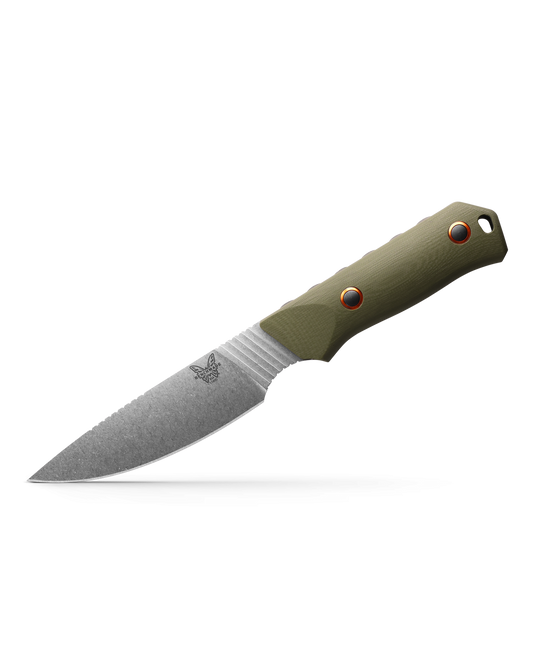 Benchmade RAGHORN 15600-01 Fixed Blade Hunting Knife 4" CPM-S30V OD Green G-10 Handles