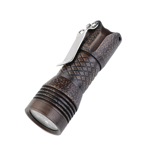 MecArmy PS16 Copper Rock 2000 Lumen Limited Edition EDC Flashlight 1 *16340 Micro-USB Battery