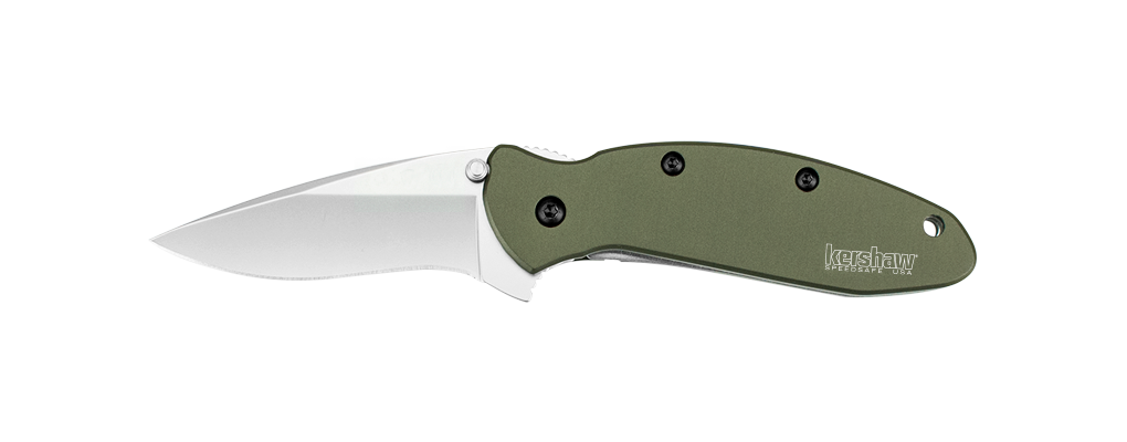 Kershaw Ken Onion Scallion SpeedSafe Assisted Flipper Folding Knife - 1620OL Aluminum OD
