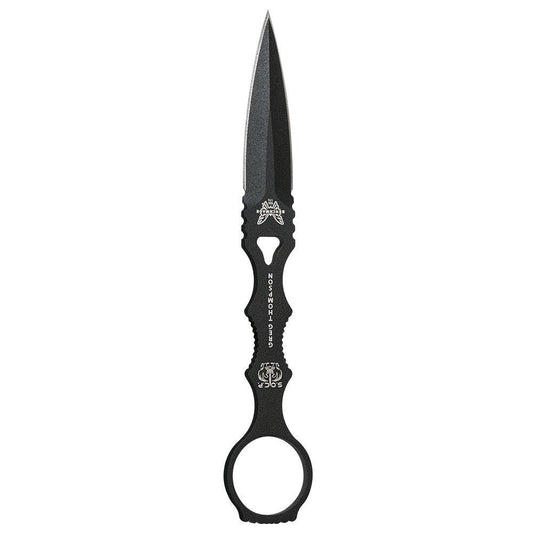 Benchmade SOCP Dagger 176BK front view - 3.22" 440C double-edge dagger fixed blade knife