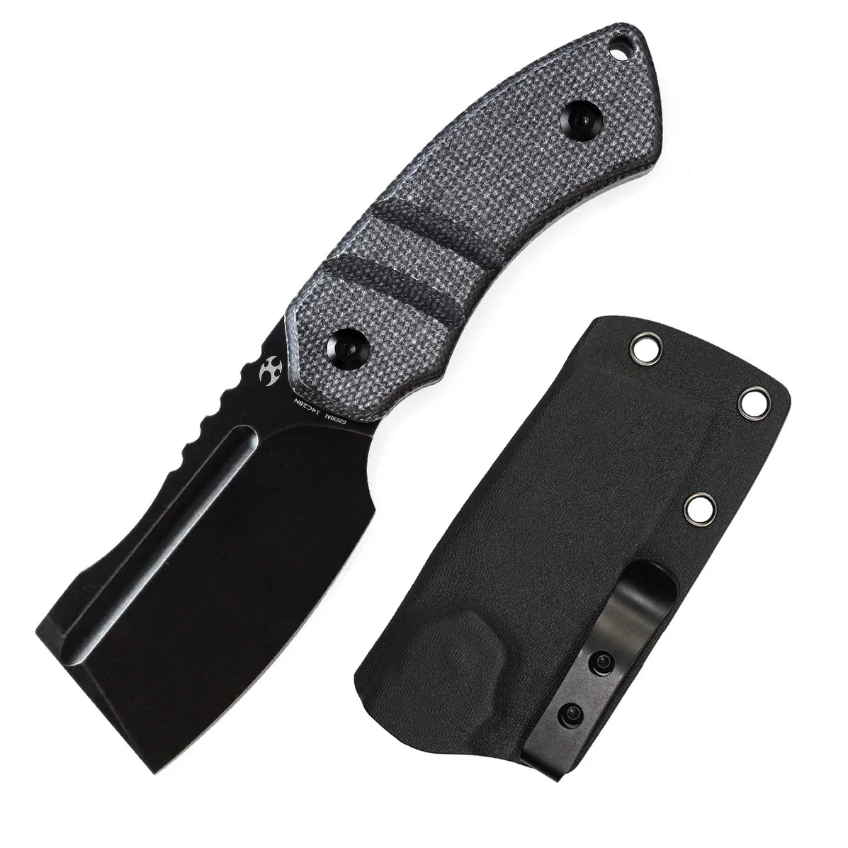 Kansept Korvid S 2.9" 14C28N Black Micarta G2030A1