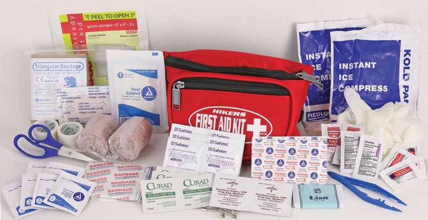 Elite First Aid Hiker's First Aid Kit - FA130 RED