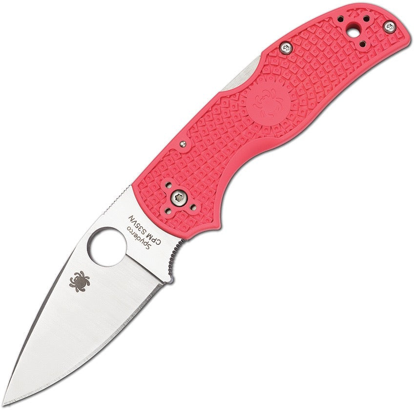 Spyderco Native 5 Pink FRN C41PPN Folding Knife S30V Steel