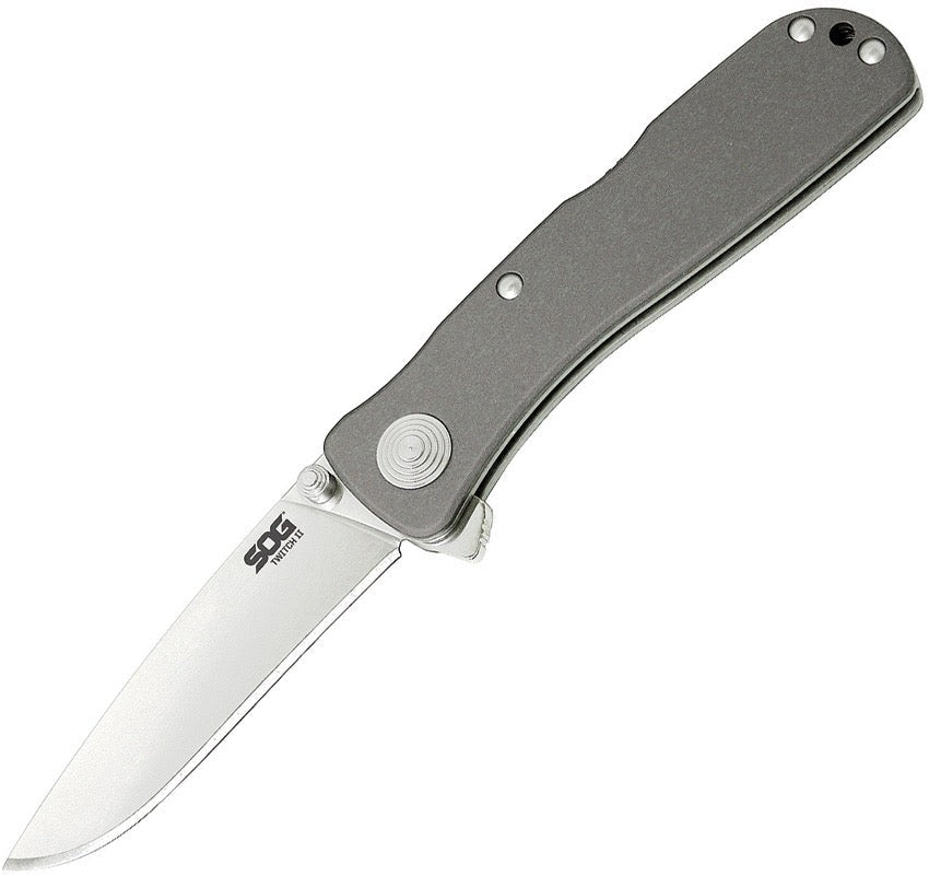 SOG Twitch II Assisted Opening Lockback Folding Knife TWI-8