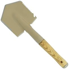 Condor Camping Shovel W/ Tan Canvas Belt Sheath