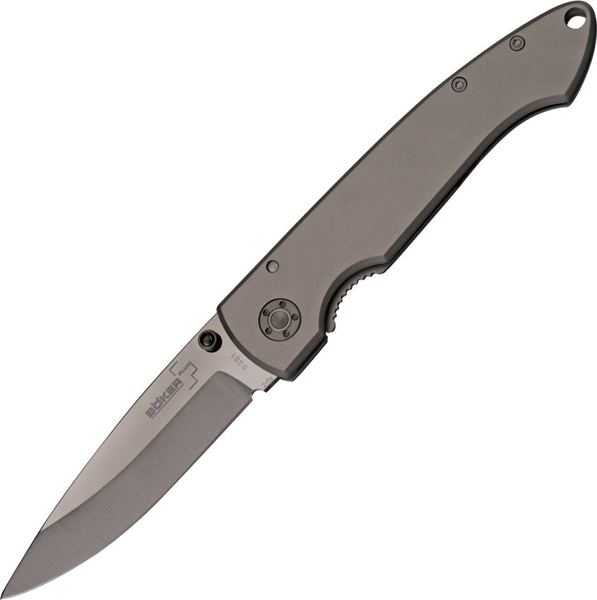 Boker Plus Anti-MC 01BO035 3.13in Ceramic Blade Titanium Handle Folding Knife