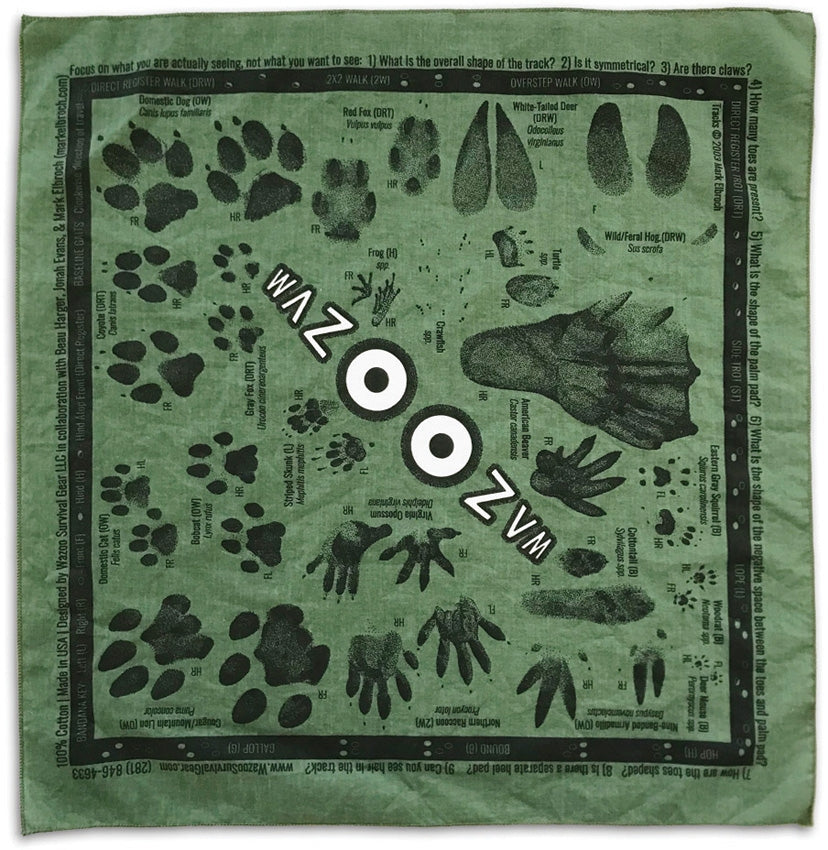 Wazoo Tracking Field Kit (W.T.F.) Bandana