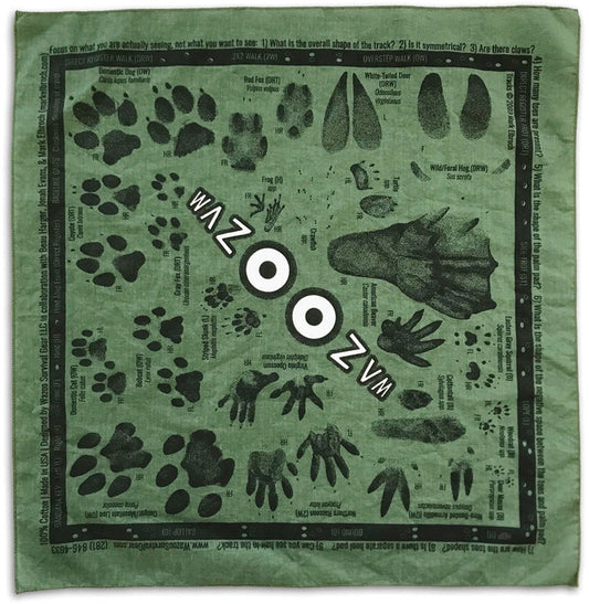 Wazoo Tracking Field Kit (W.T.F.) Bandana