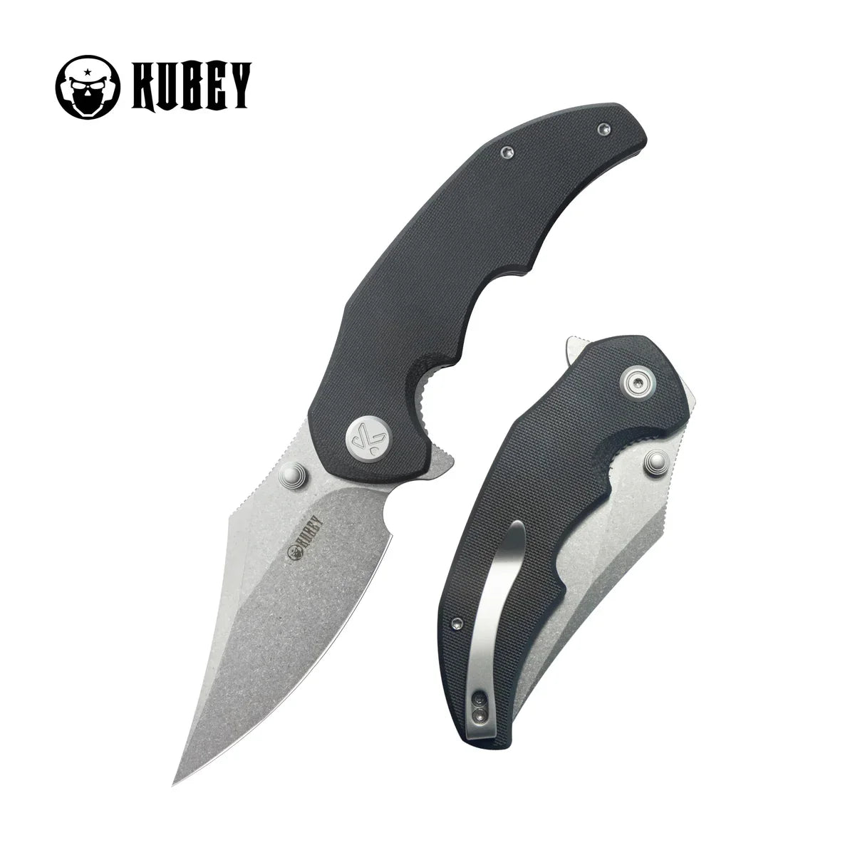 Kubey Ceto Camp 4.73" 14C28N Black G-10 KUB181A