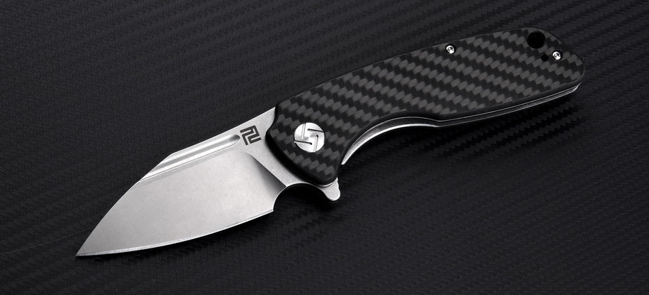 Artisan Cutlery Wren Liner Lock G10/Carbon Fiber (3.54" SW D2)