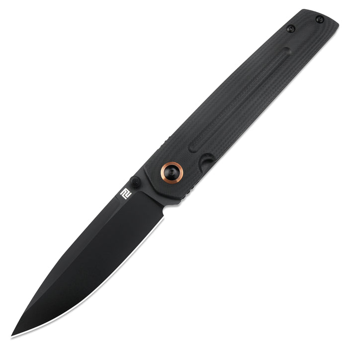 ARTISAN CUTLERY SIRIUS 1849P-BBK AR-RPM9 BLACK PVD COATED BLADE G10 HANDLE FOLDING KNIFE