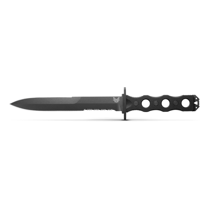 Benchmade SOCP 185SBK black G10 handle detail