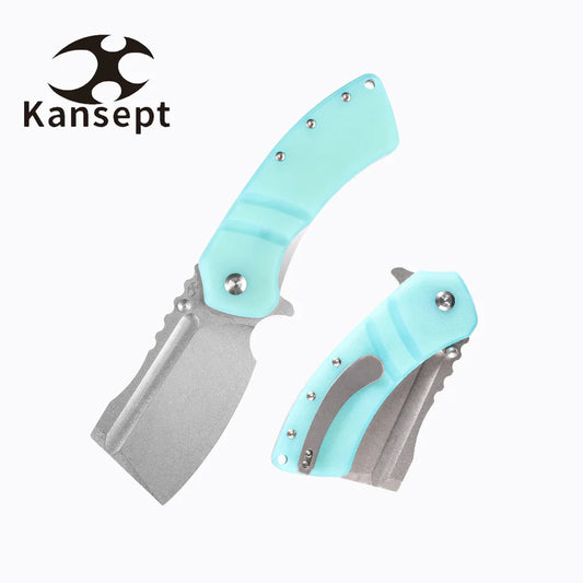 Kansept XL Korvid 3.55" 154CM Tiffany blue G10 T1030A7