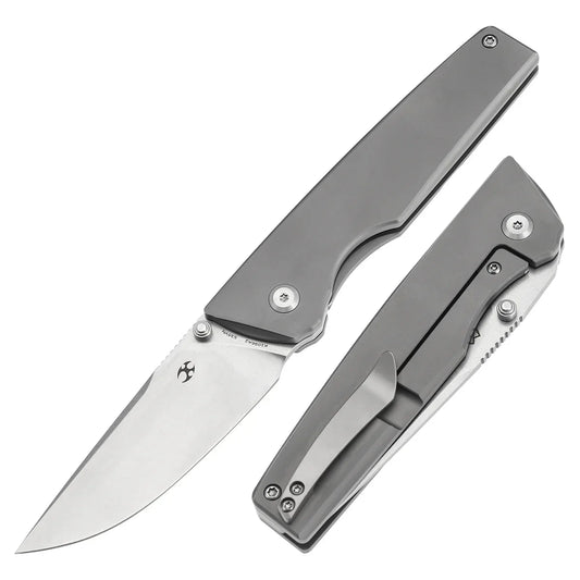 Kansept Chimera 3.15" Stonewashed CPM S35VN Stonewashed Titanium K1096A2