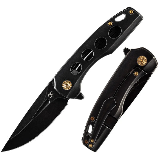 Kansept Cassowary 2.9" Blackwash CPM S35VN Blackwash Titanium K2065A1