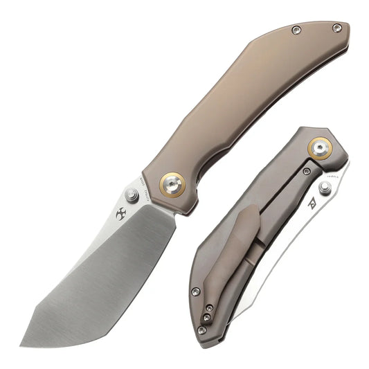 Kansept Tipper 3.38" CPM S35VN Bronze Anodized Titanium Plain Bronze K1079A2