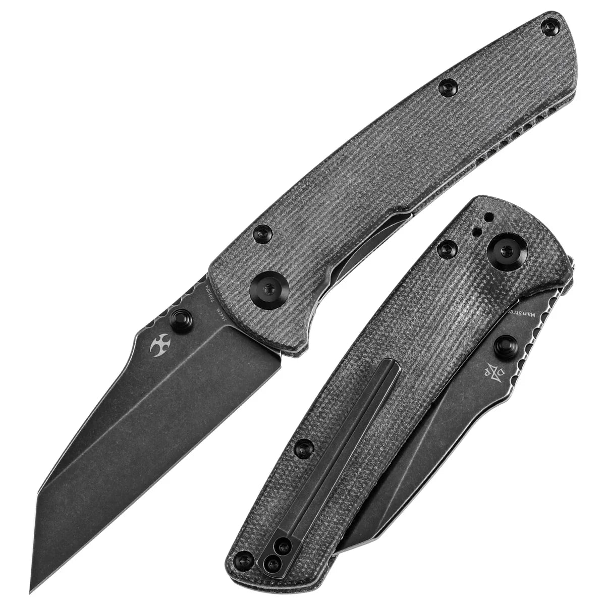 Kansept Main Street 3.36" 154CM Blackwash Micarta T1015E4