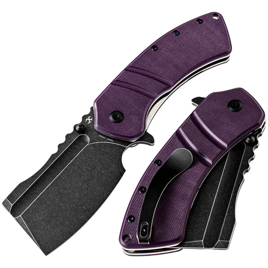 Kansept XL Korvid 3.55" 154CM Purple G10 T1030A4