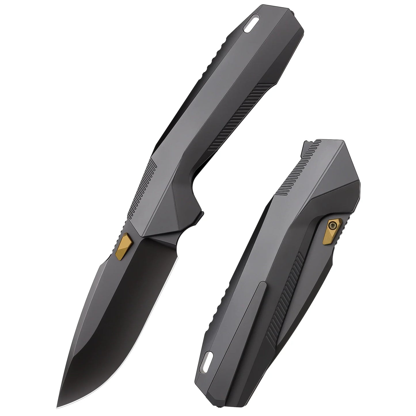 Remette Disassembly RT-WK1-F – 3.46" M390 DLC Drop Point, Integral Titanium Frame