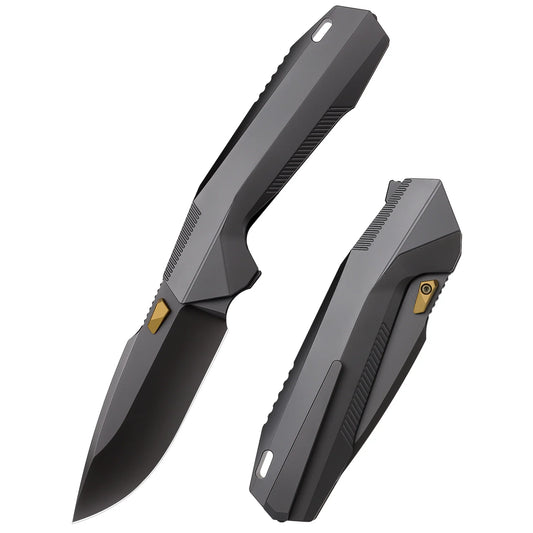 Remette Disassembly RT-WK1-F – 3.46" M390 DLC Drop Point, Integral Titanium Frame