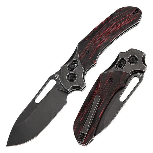 Quasar Blackwash 154CM 3CR,Red and Black G-mascus