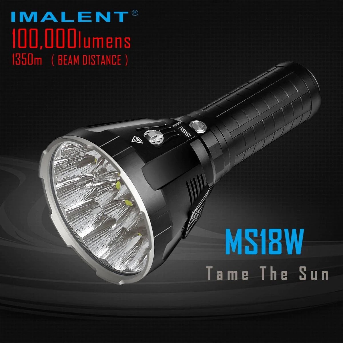 Imalent MS18W 100,000 Lumen Flashlight CREE XHP70 XHP70 LED - WARM