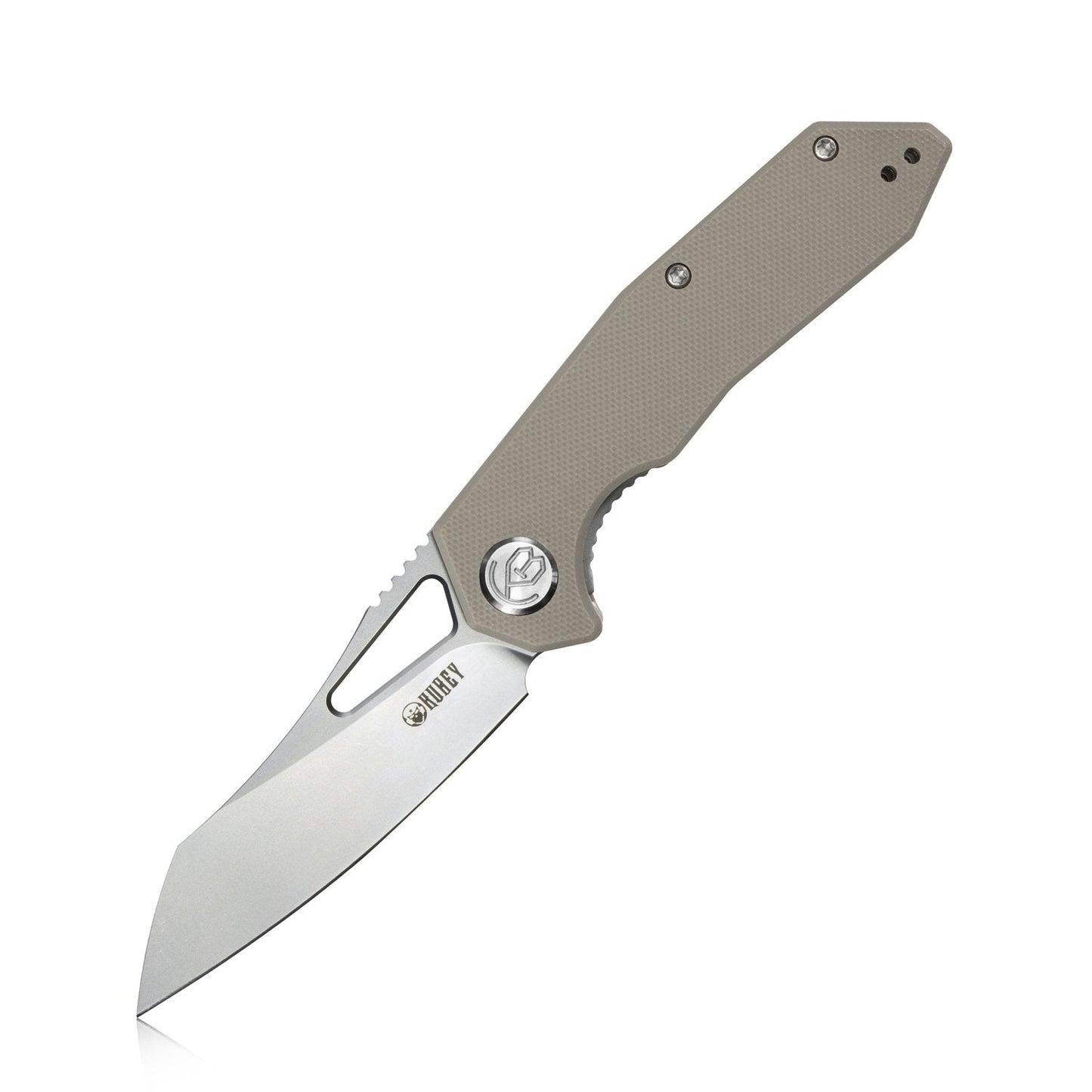 Kubey Knife Vagrant Liner Lock Folding Knife 3.15in AUS-10 Steel Blade G10 Handles - KU291B