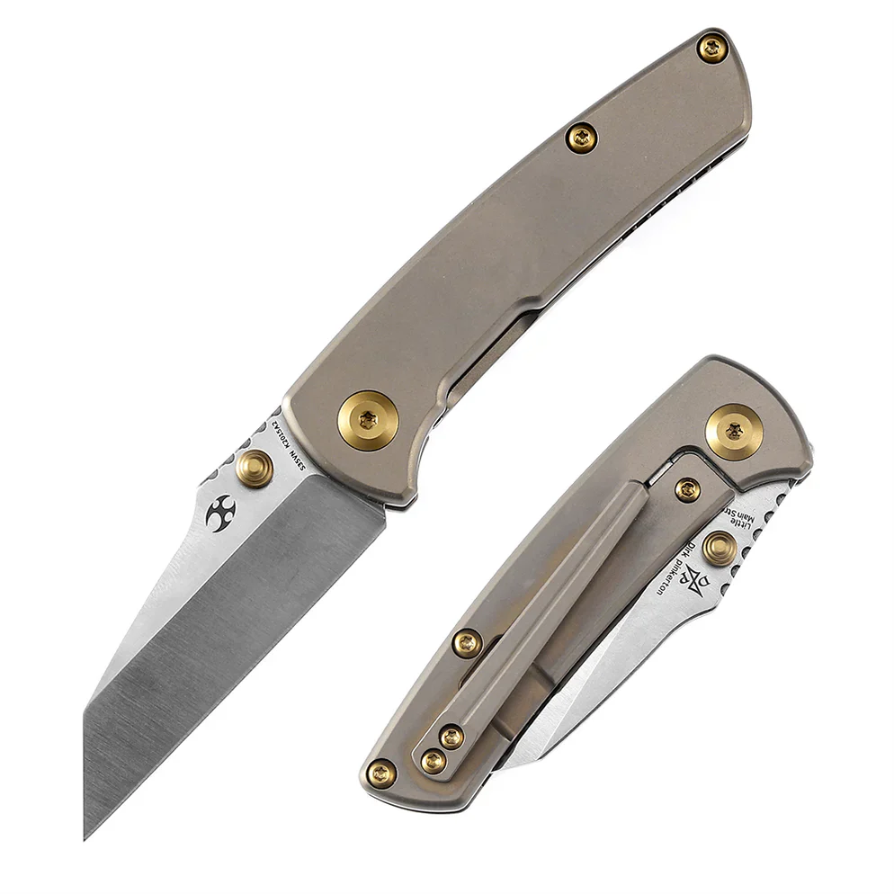 Kansept Little Main Street 2.26" Stonewashed CPM-S35VN Bronze Anodized Titanium K2015A2