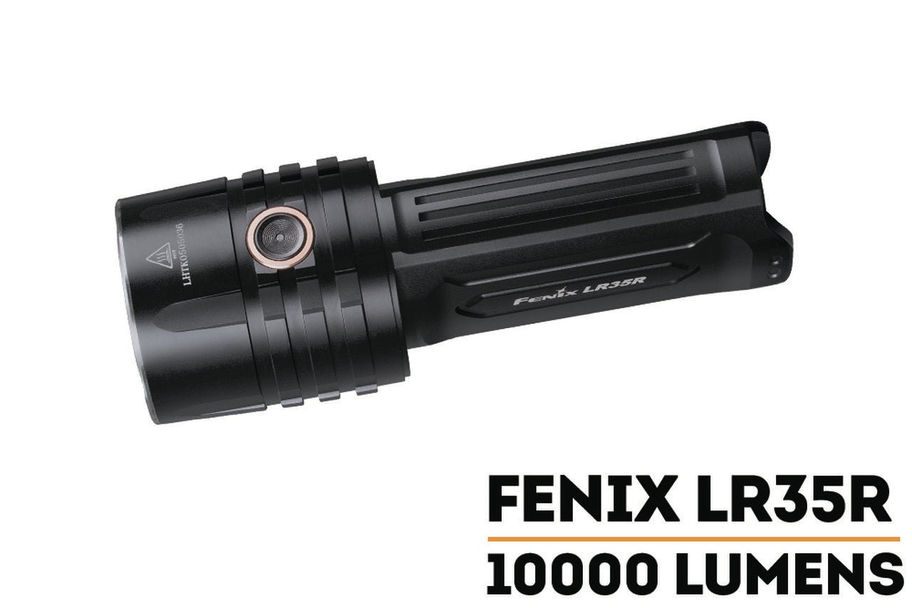 Fenix LR35R 10,000 Lumen Type-C Rechargeable Flashlight 2 * 21700 Batteries Luminus SST40 LED