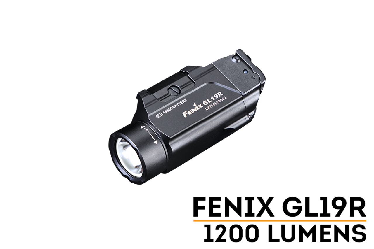 Fenix GL19R 1200 Lumen Rail Mounted USB-C Rechargeable Flashlight