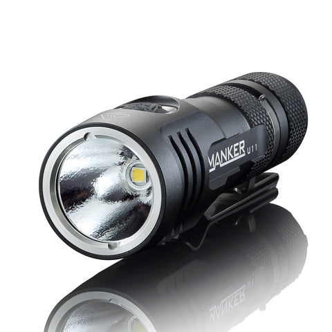 Manker U11 1 X 18650 1050 Lumen CREE XP-L LED Flashlight-Cool-White