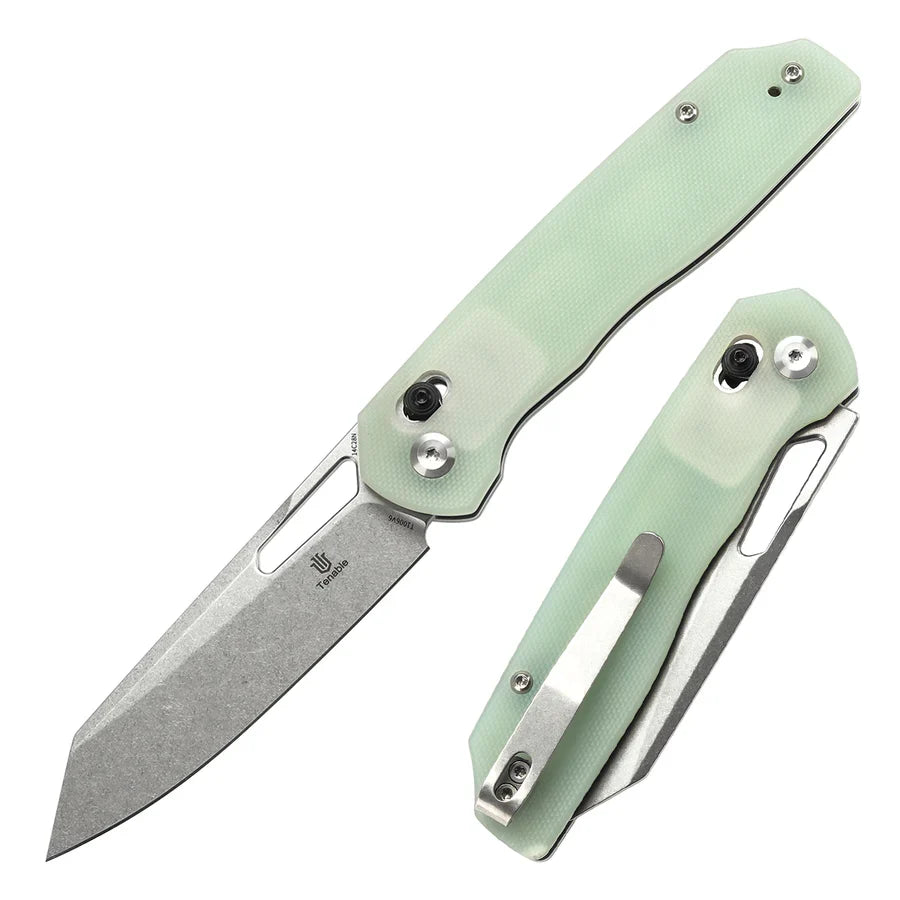 Tenable Shard 3.47" Stonewashed 14C28N Jade G10 T1006V6