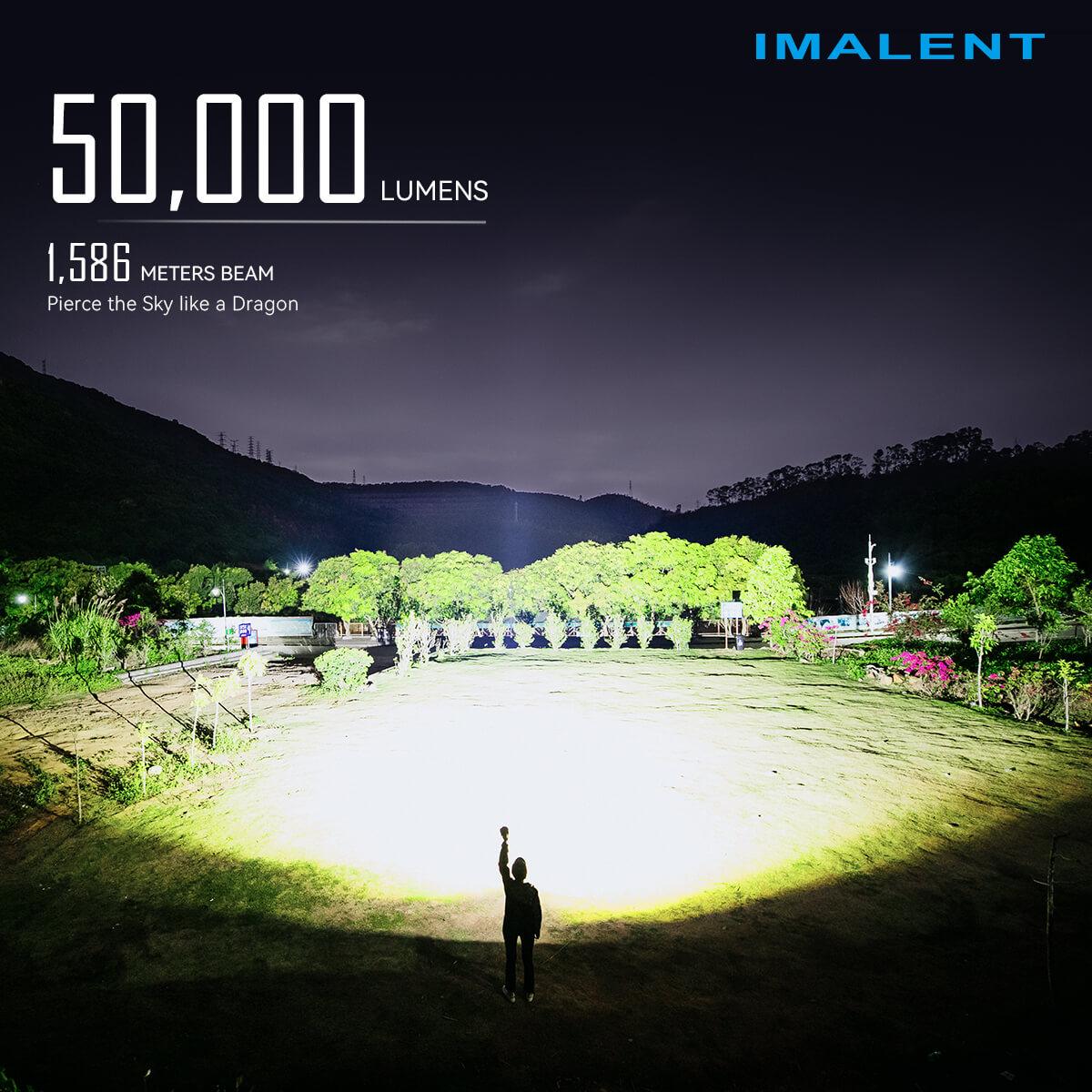 Imalent MR90 50000 Lumen Rechargeable Flashlight