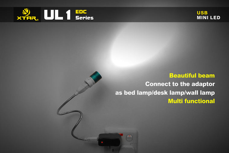 XTAR UL1 CREE XP-E R3 LED 130 Lumen USB Powered LED Light