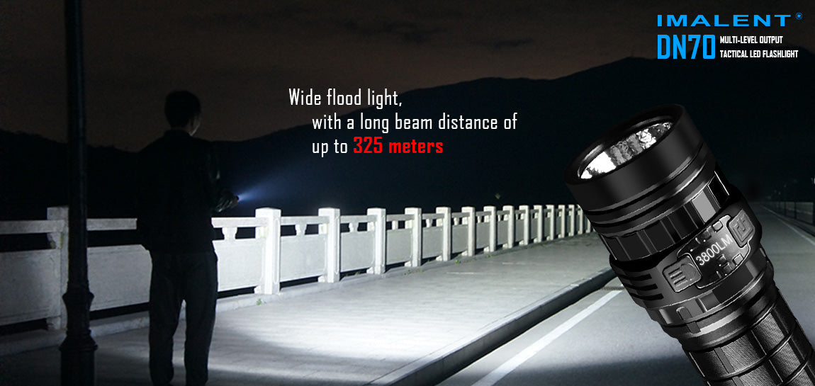 Imalent DN70 3800 Lumen 1 x 26650 CREE XHP70 LED Flashlight