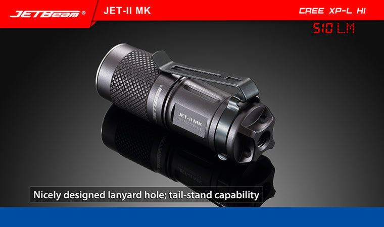 Jetbeam JET-II MK 1 X 16340 510 Lumens CREE XP-L HI LED Flashlight