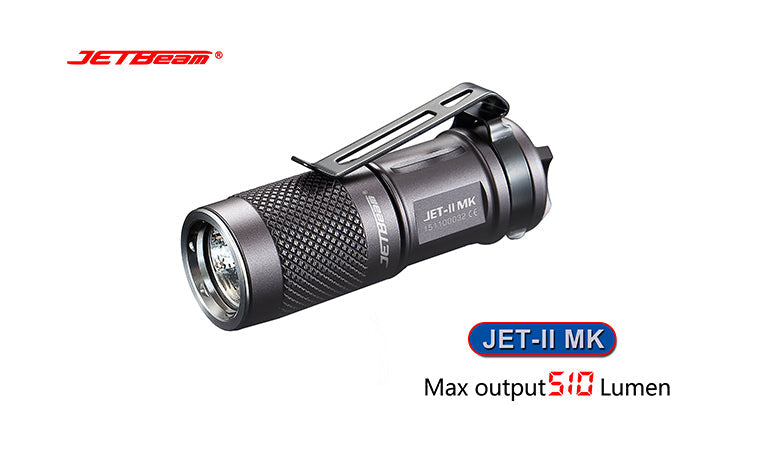 Jetbeam JET-II MK 1 X 16340 510 Lumens CREE XP-L HI LED Flashlight