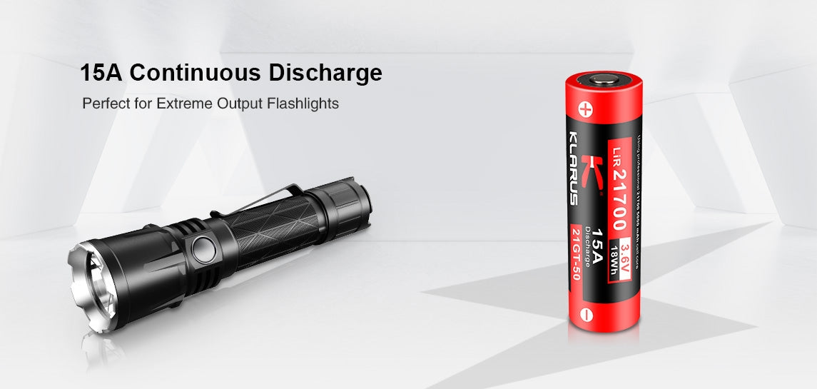 Klarus 21700 5000mAh Lithium-ion Battery