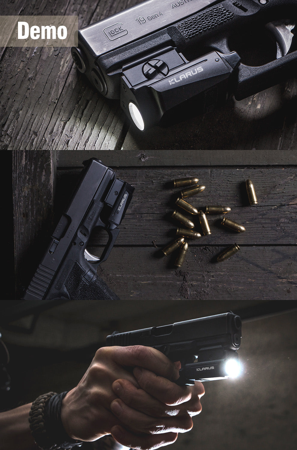 Klarus GL1 600 Lumen Micro-USB Rechargeable Tactical Light