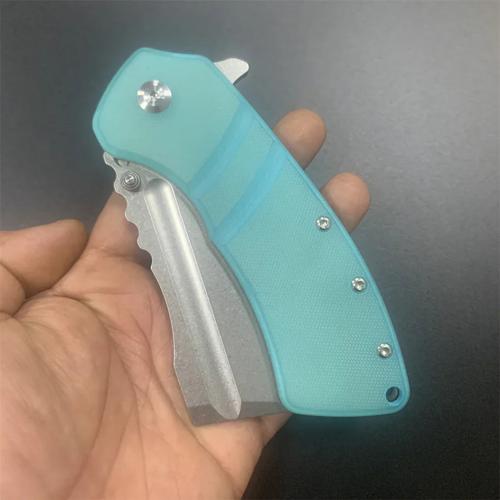 Kansept XL Korvid 3.55" 154CM Tiffany blue G10 T1030A7