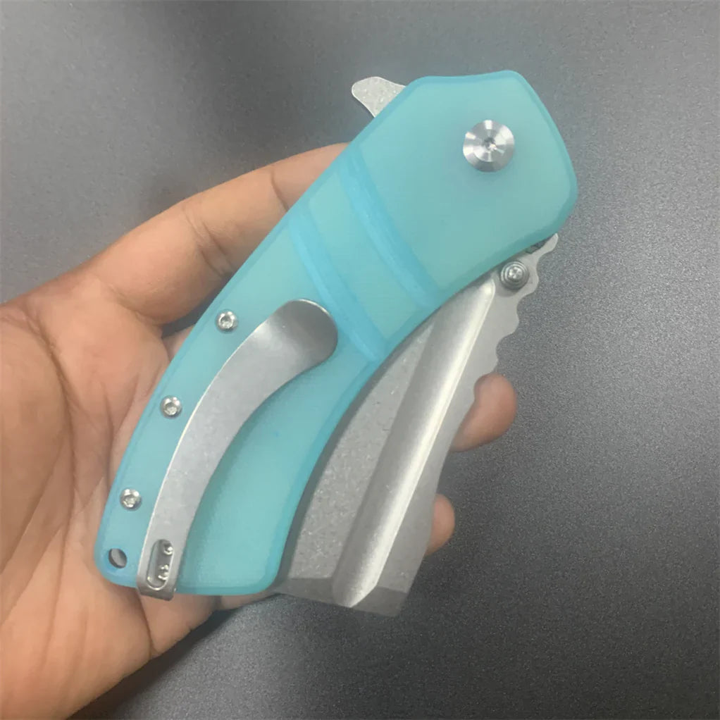 Kansept XL Korvid 3.55" 154CM Tiffany blue G10 T1030A7