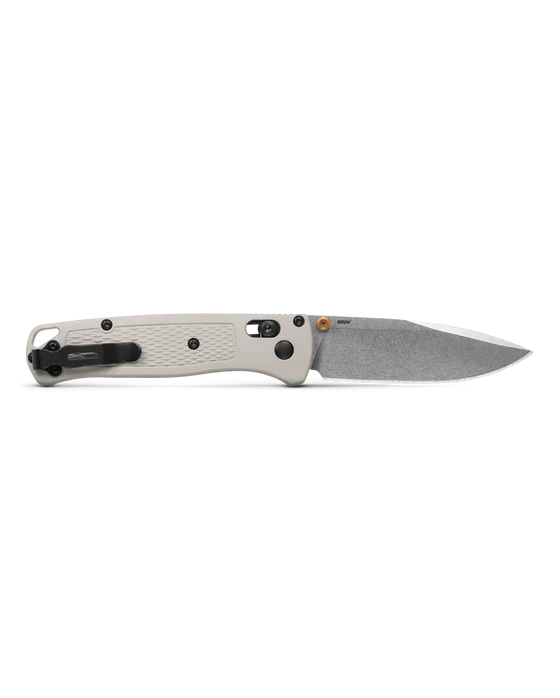 Benchmade Bugout 535-12 – 3.24″ CPM-S30V Stonewash Drop Point EDC Folding Knife, Tan Grivory, AXIS Lock