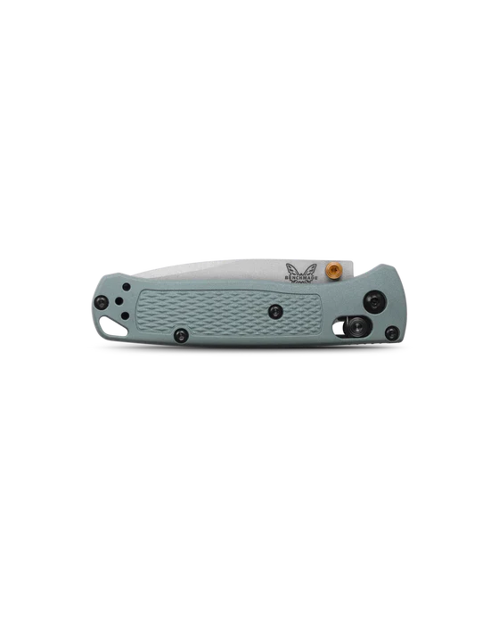 Benchmade Mini Bugout 533SL-07 open position showing Crushed Silver Cerakote CPM-S30V blade